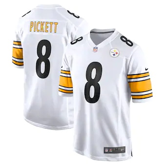 mens nike kenny pickett white pittsburgh steelers 2022 nfl 